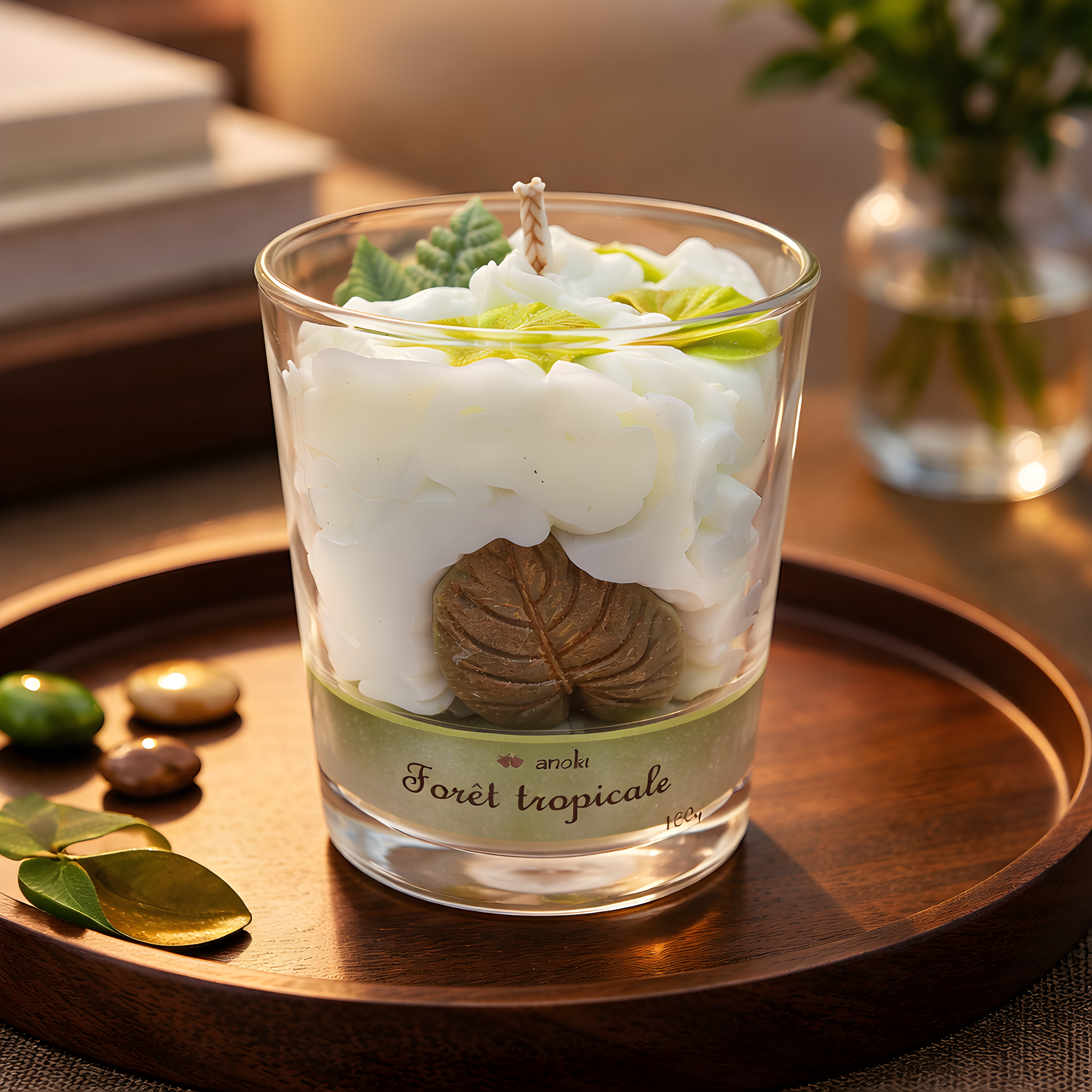 bougie chantilly fait main en corrèze