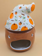 brule parfum en céramique, chapeau detachable. pour fondants parfumés.