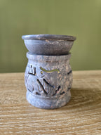 Brûle-parfum stéatite éléphant