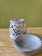 Brûle-parfum stéatite éléphant